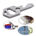 EDC Titanium Key Multi-Herramienta con llave de barra de Pry